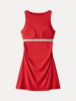 SkinKiss Boatneck Ruched A-line Mini Brami Dress - Image 8