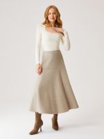 FuzzLuxe Flared Maxi Skirt - Image 4