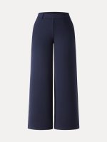Stretchy Mid Rise Straight Leg Pull-on Pants with Pockets - Image 19