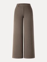 Stretchy Mid Rise Straight Leg Pull-on Pants with Pockets - Image 24