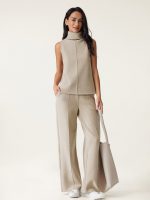 High Waisted Straight Leg Pull On Pant - Image 5