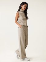 High Waisted Straight Leg Pull On Pant - Image 6