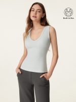 Stretchy V-neck Cotton New Airy Brami Tank - Image 16