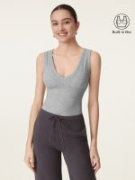 Stretchy V-neck Cotton New Airy Brami Tank