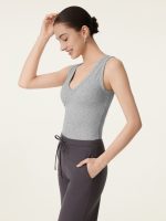 Stretchy V-neck Cotton New Airy Brami Tank - Image 5