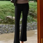 Slimming Ponte High Rise Pull-on Flared Pants