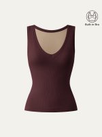 Stretchy V-neck Cotton New Airy Brami Tank - Image 23