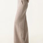 Double Waistband Straight Leg Pants with Pockets