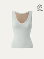 Stretchy V-neck Cotton New Airy Brami Tank - Image 17