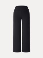 Double Waistband Straight Leg Pants with Pockets - Image 25