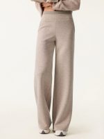 Double Waistband Straight Leg Pants with Pockets - Image 7