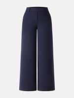 Stretchy Mid Rise Straight Leg Pull-on Pants with Pockets - Image 14