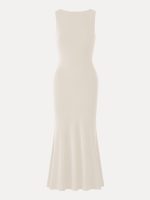Effortless Boatneck Mermaid Maxi Dress - Image 11