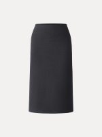 Slimming A-line Pull-on Midi Skirt - Image 12