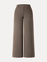 Stretchy Mid Rise Straight Leg Pull-on Pants with Pockets - Image 15