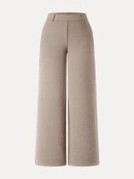 Stretchy Mid Rise Straight Leg Pull-on Pants with Pockets - Image 18