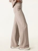 Double Waistband Straight Leg Pants with Pockets - Image 11
