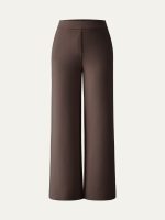 Textured Mid Rise Pull-on Straight Pant with Pockets - Image 10