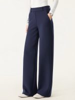 Stretchy Mid Rise Straight Leg Pull-on Pants with Pockets - Image 10
