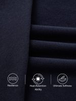 ProWarm Long Sleeves Mockneck Tucks Midi Dress - Image 8