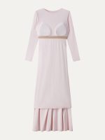 SkinKiss Boatneck Angled Ruched Maxi Brami Dress - Image 10